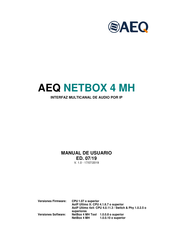 AEQ NETBOX 4 MH Manual De Usuario