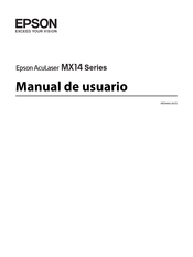 Epson AcuLaser MX14 Serie Manual De Usuario