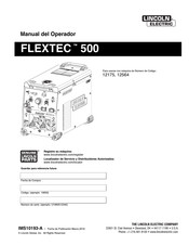 Linkoln Electric FLEXTEC 500 Manual Del Operador