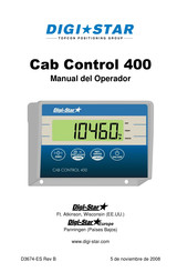 DIGI-STAR Cab Control 400 Manual Del Operador