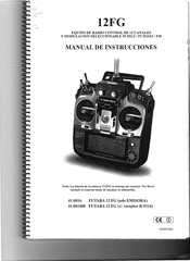 FUTABA T12FGA Manual De Instrucciones