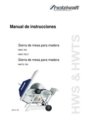 holzkraft HWS 700 Z Manual De Instrucciones