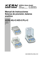 KERN AES-C Serie Manual De Instrucciones