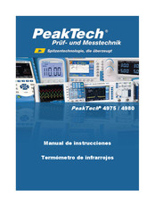 PeakTech 4975 Manual De Instrucciones