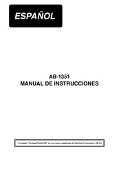 CompactFlash AB-1351 Manual De Instrucciones