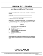 Frigidaire CFU17F3AW10 Manual Del Usuario