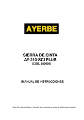 ayerbe AY-210-SCI PLUS Manual De Instrucciones