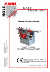 Holzmann Maschinen HOB 260N Manual De Instrucciones