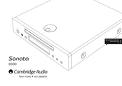 Cambridge Audio Sonata CD30 Manual Del Usuario