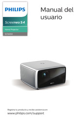 Philips Screeneo S4 SCN450 Manual Del Usuario