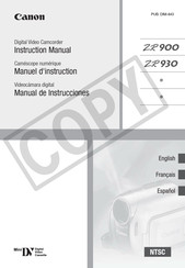 Canon 2R900 Manual De Instrucciones