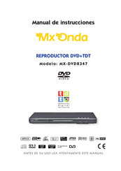 Mx Onda MX-DVD8347 Manual De Instrucciones
