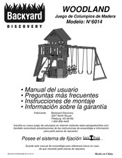 Backyard Discovery WOODLAND 6014 Manual Del Usuario