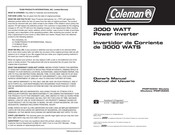 Coleman PMP3000 Manual Del Usuario