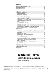 Hardi MASTER-HYB Instrucciones De Uso