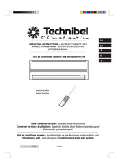 Technibel Climatisation MCAF188R5I Instrucciones De Uso