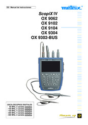 Metrix ScopiX IV OX 9062 Manual De Instrucciones