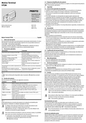 Festo VTEM Instrucciones De Uso
