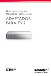 Bernafon PARA TV 2 Manual De Instrucciones