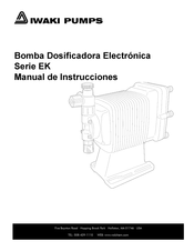 IWAKI PUMPS EKB Manual De Instrucciones