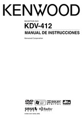 Kenwood KDV-412 Manual De Instrucciones