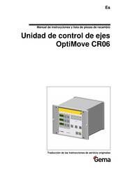 Gema OptiMove CR06 Manual De Instrucciones