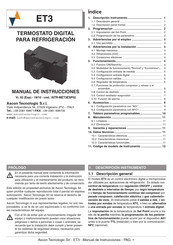 ASCON TECNOLOGIC ET3 Manual De Instrucciones