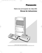 Panasonic WJ-MPU850 Manual De Instrucciones