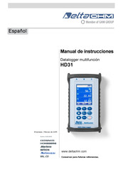 Delta OHM HD31 Manual De Instrucciones