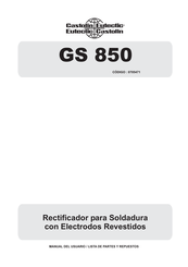 Castolin Eutectic GS 850 Manual Del Usuario