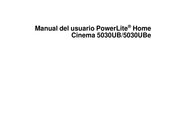 Epson PowerLite Home Cinema 5030UB Manual Del Usuario