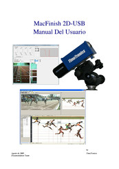 TimeTronics MacFinish 2D-USB Manual Del Usuario