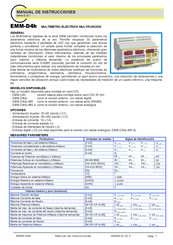 Contrel EMM-D4h Manual De Instrucciones