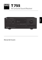 NAD T 755 Manual Del Usuario