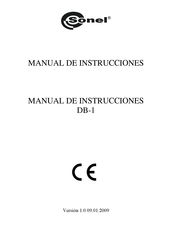 Sonel DB-1 Manual De Instrucciones