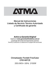 ATMA CP8140FCE Manual De Instrucciones