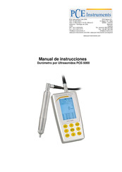 PCE PCE-5000 Manual De Instrucciones