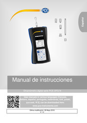 PCE PCE-DFG N 200 Manual De Instrucciones