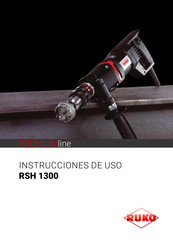 RUKO PREMIUMline RSH 1300 Instrucciones De Uso