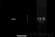 Roland LX-10 Manual Del Usuario