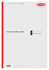 Fronius DATCOM Manual De Instrucciones