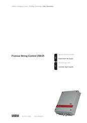 Fronius String Control 250/25 Manual De Instrucciones