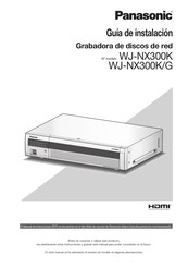 Panasonic WJ-NX300K/G Manual De Instrucciones