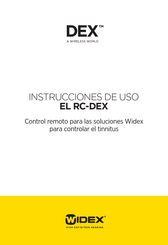 Widex El RC-DEX Instrucciones De Uso