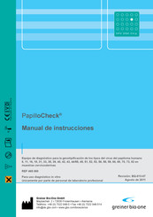 Greiner Bio-One PapilloCheck Manual De Instrucciones