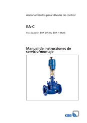 KSB EA-C Manual De Instrucciones De Servicio/Montaje