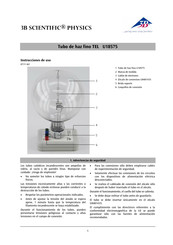 3B SCIENTIFIC PHYSICS U18575 Instrucciones De Uso