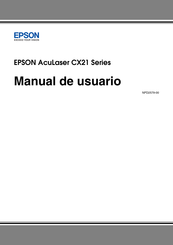 Epson AcuLaser CX21 Serie Manual De Usuario