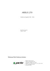 Jacto ARBUS 270 Manual De Instrucciones