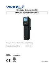 VWR MX 240 V Manual De Instrucciones